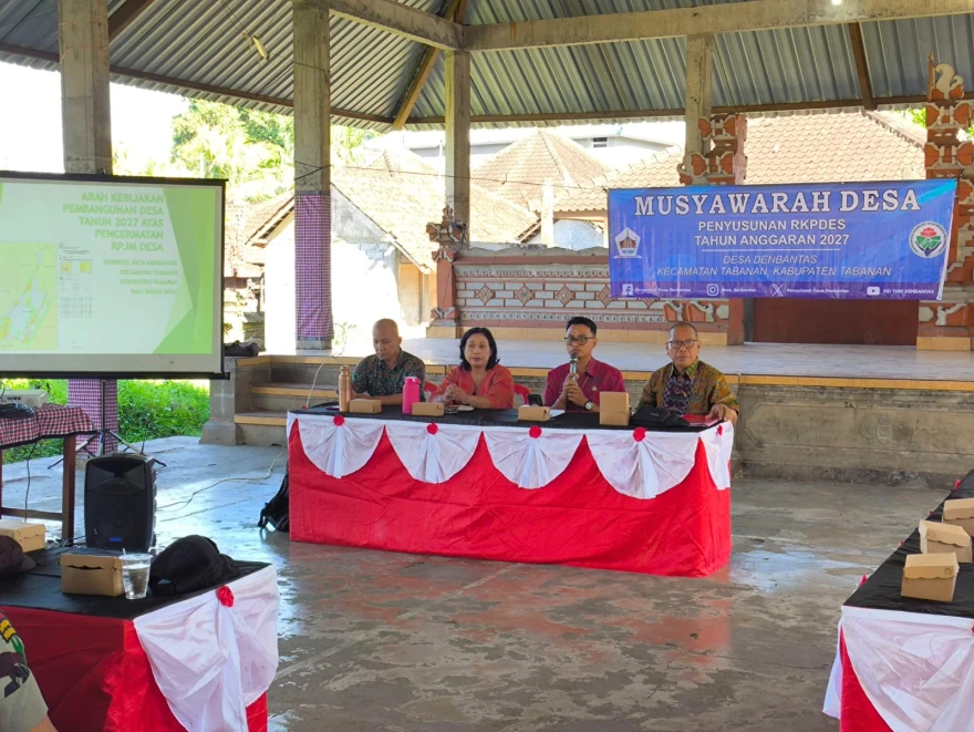 Sinergi Membangun Desa: Musyawarah Desa Denbantas Merumuskan Program Prioritas RKPDes Tahun 2027